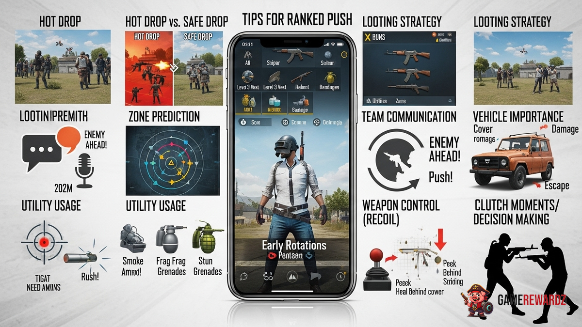 Best PUBG Mobile Tips for Ranked Push